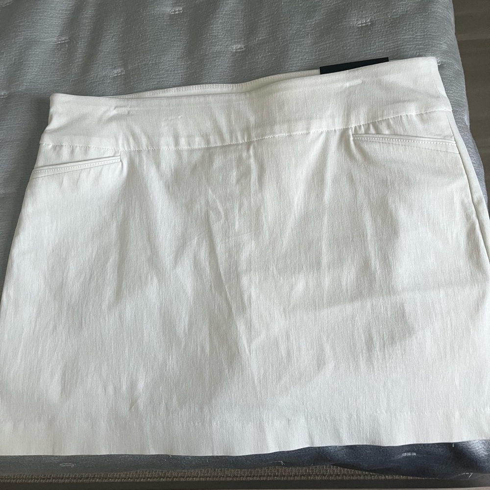 Attyre White Skirt with Shorts, new!